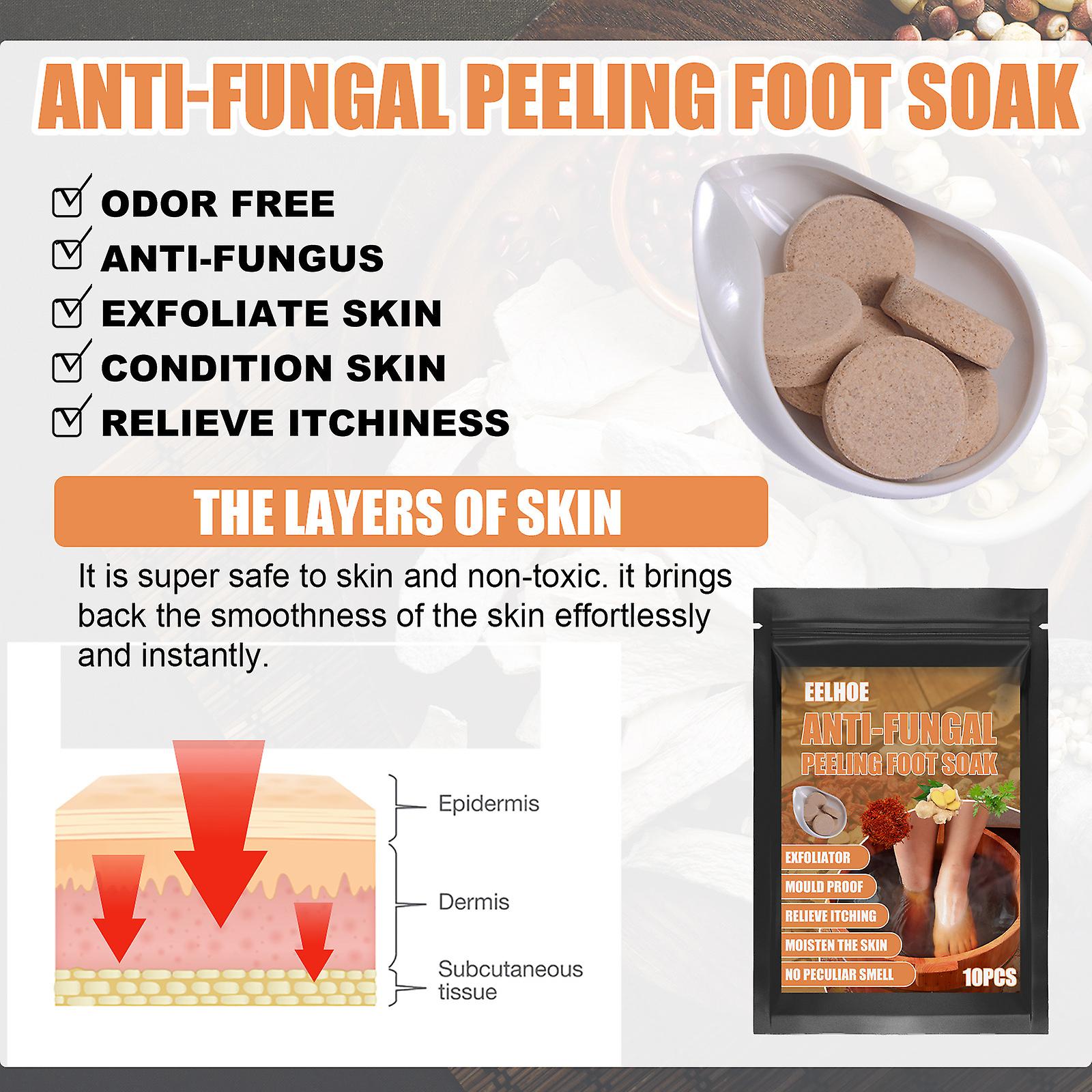 Foot Bath Foot Soak Peeling Ginger Foot Soak Tablets To Repel Cold And Moisture Nail Fungus Repair Foot Soak Foot Care