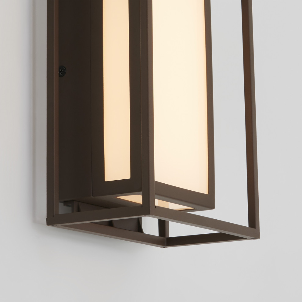 Ghost Integrated LED Outdoor Light   Transitional   Outdoor Wall Lights And Sconces   by Artika  Houzz