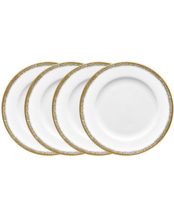 Noritake Haku Set of 4 Bread Butter and Appetizer Plates Service For 4