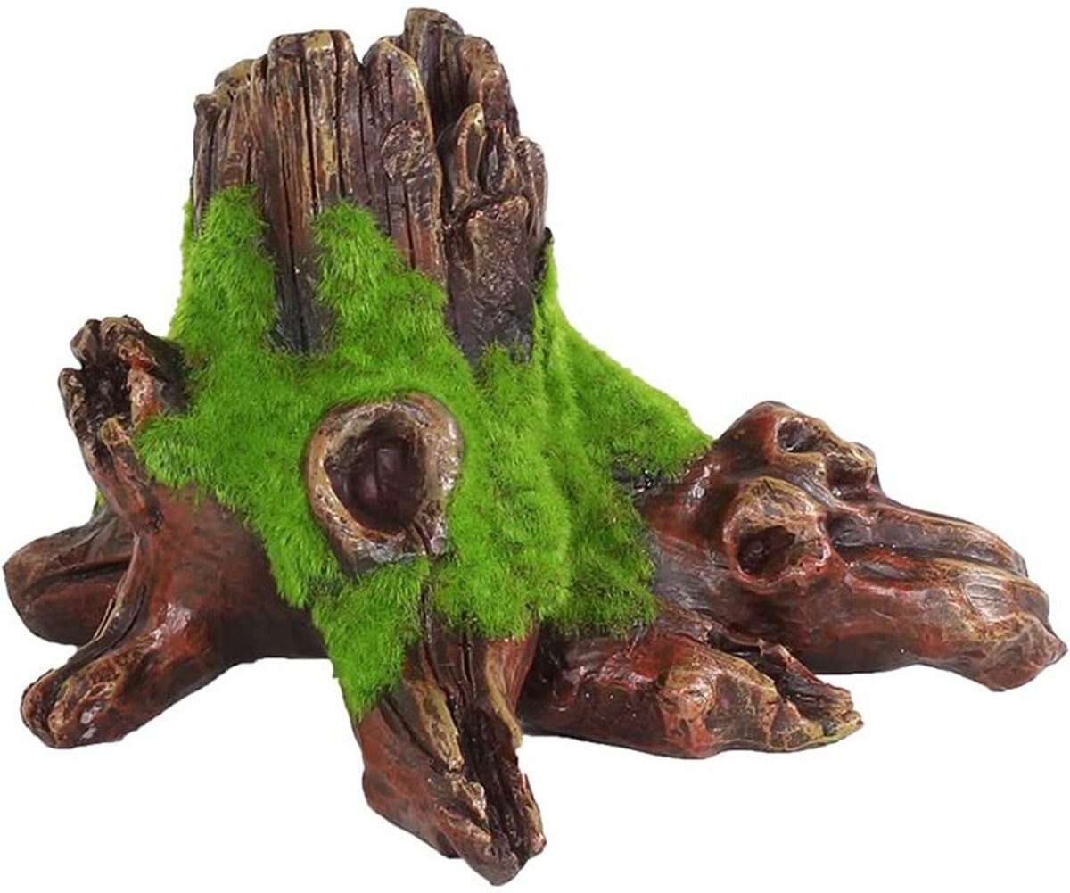 Penn-Plax Aqua-Flora 3-Piece Bundle Naturally Inspired Bogwood Fish Ornament， Multicolor