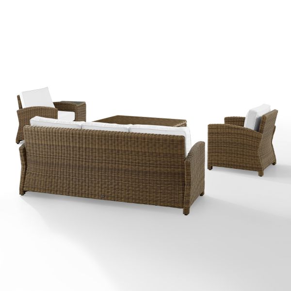 Bradenton 5Pc Outdoor Wicker Sofa Set - Sunbrella