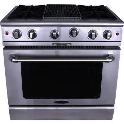 Capital 36-inch Freestanding Gas Range MCOR364B-N