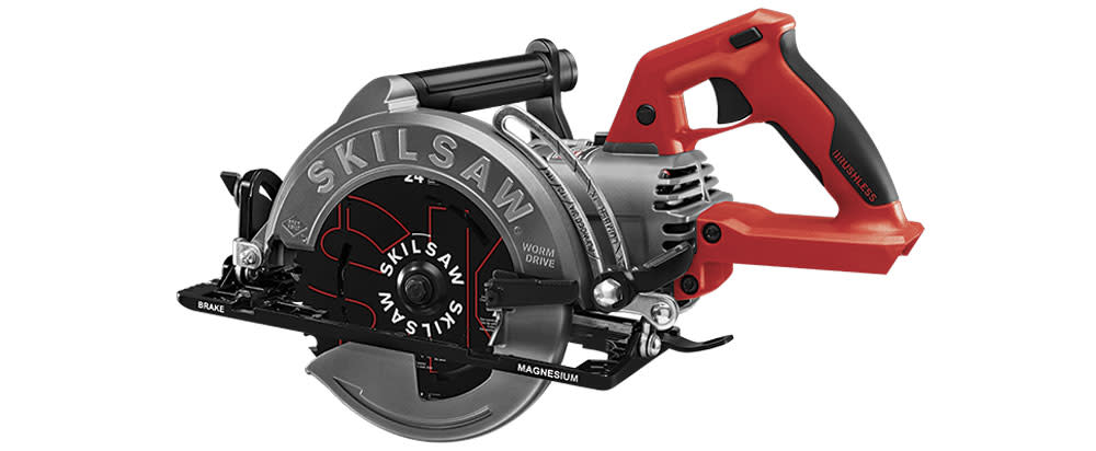 Cordless Worm Drive Saw and SKILSAW Blade (TOOL ONLY)