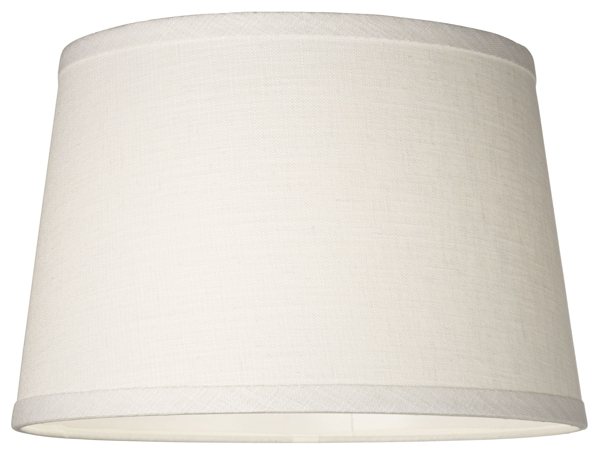 Brentwood White Drum Lamp Shades Set of 2 Modern Hardback 10x12x8 - Spider