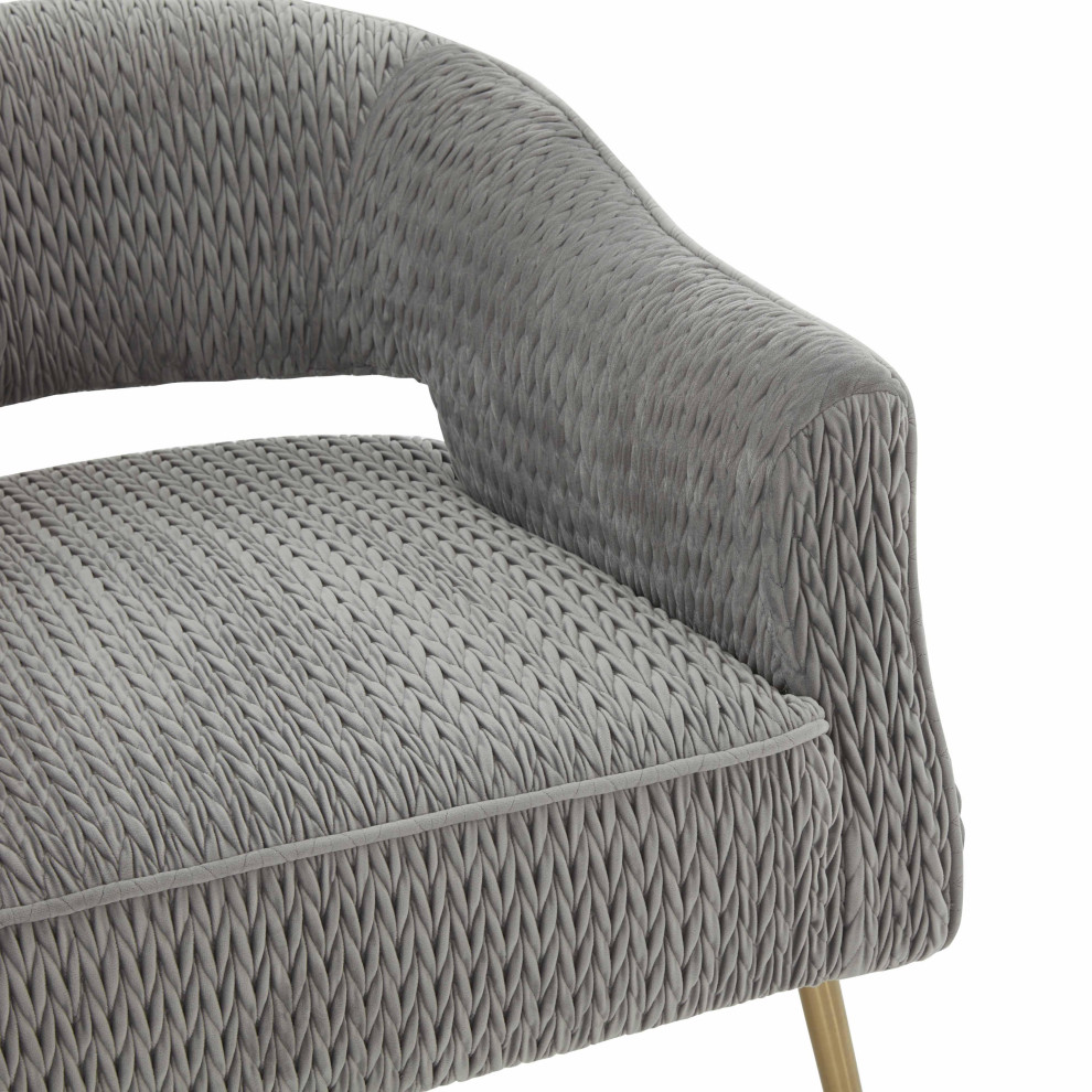 Diana Accent Chair by Inpsire Me Home Decor   Midcentury   Armchairs And Accent Chairs   by TOV Furniture  Houzz