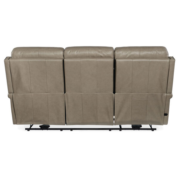 Vaughn Gray Zero Gravity Sofa with Power Headrest