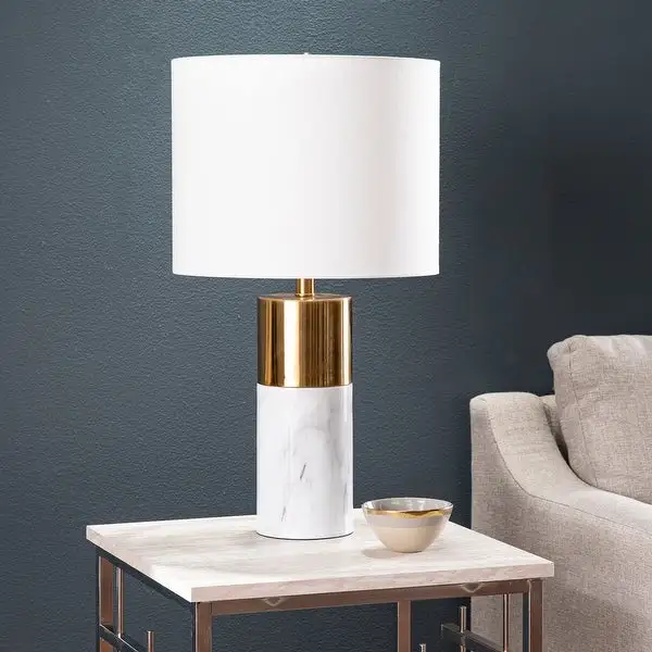 SEI Furniture Malonia White Table Lamp