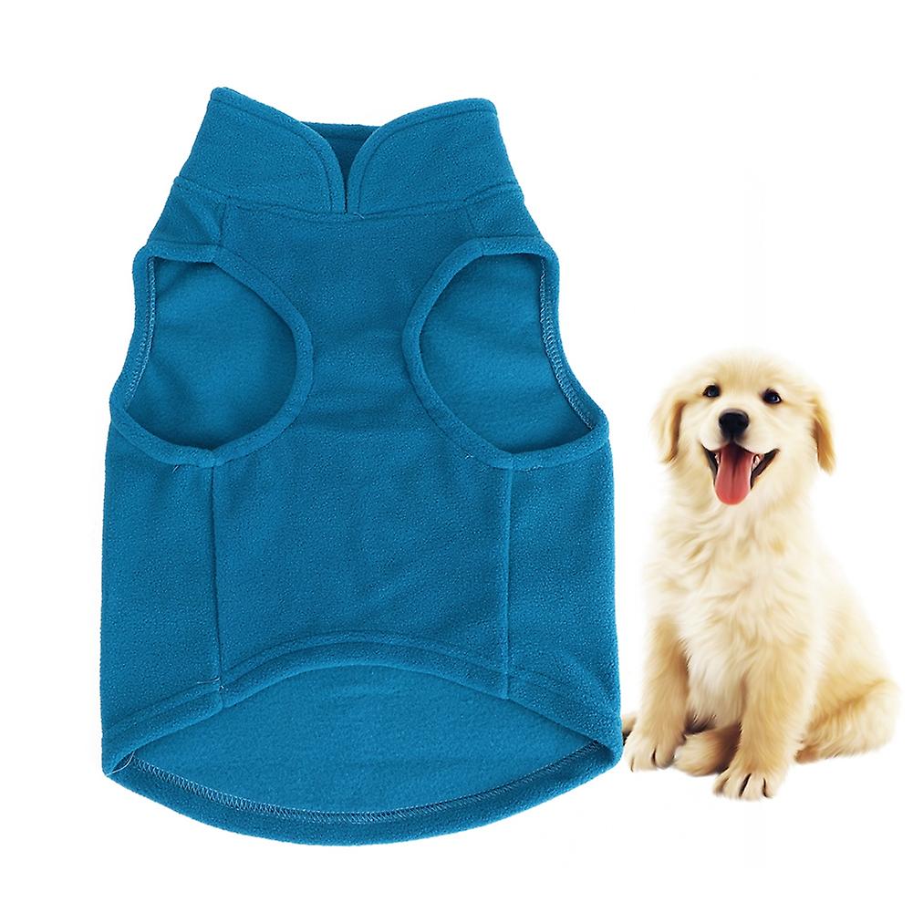 Pet Dog Fleece Clothes Cat Soft Costume Keep Warm For Winter Easily Wear On And Take Offl