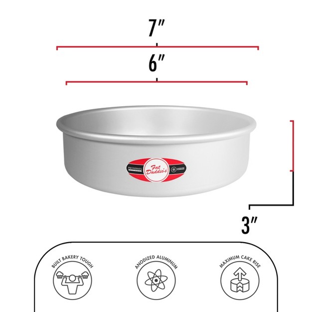 Fat Daddio x27 s Anodized Aluminum Cheesecake Pan With Removable Bottom Round