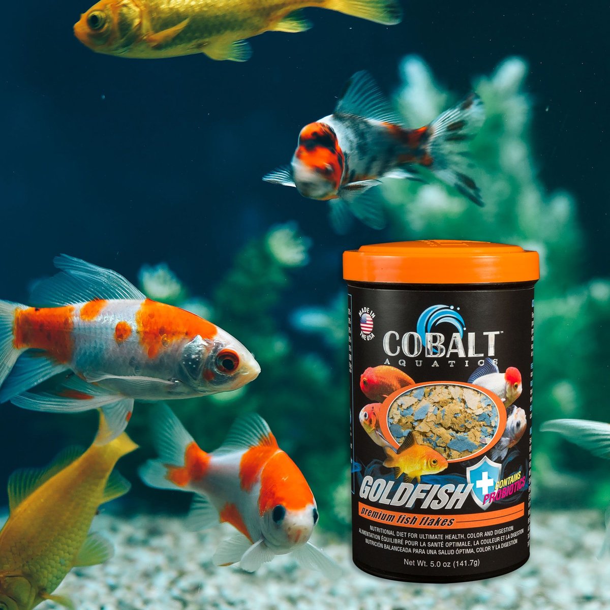 Cobalt Aquatics Goldfish Color Flakes Fish Food