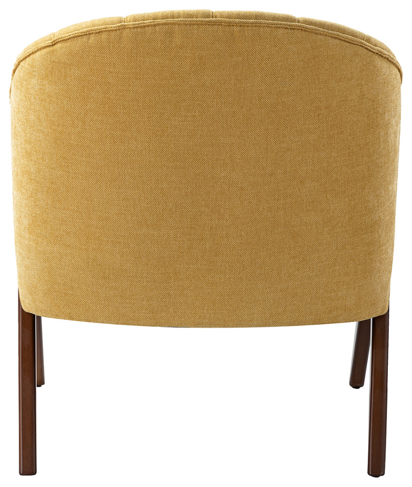 Barrel Chair   Midcentury   Armchairs And Accent Chairs   by Karat Home  Houzz