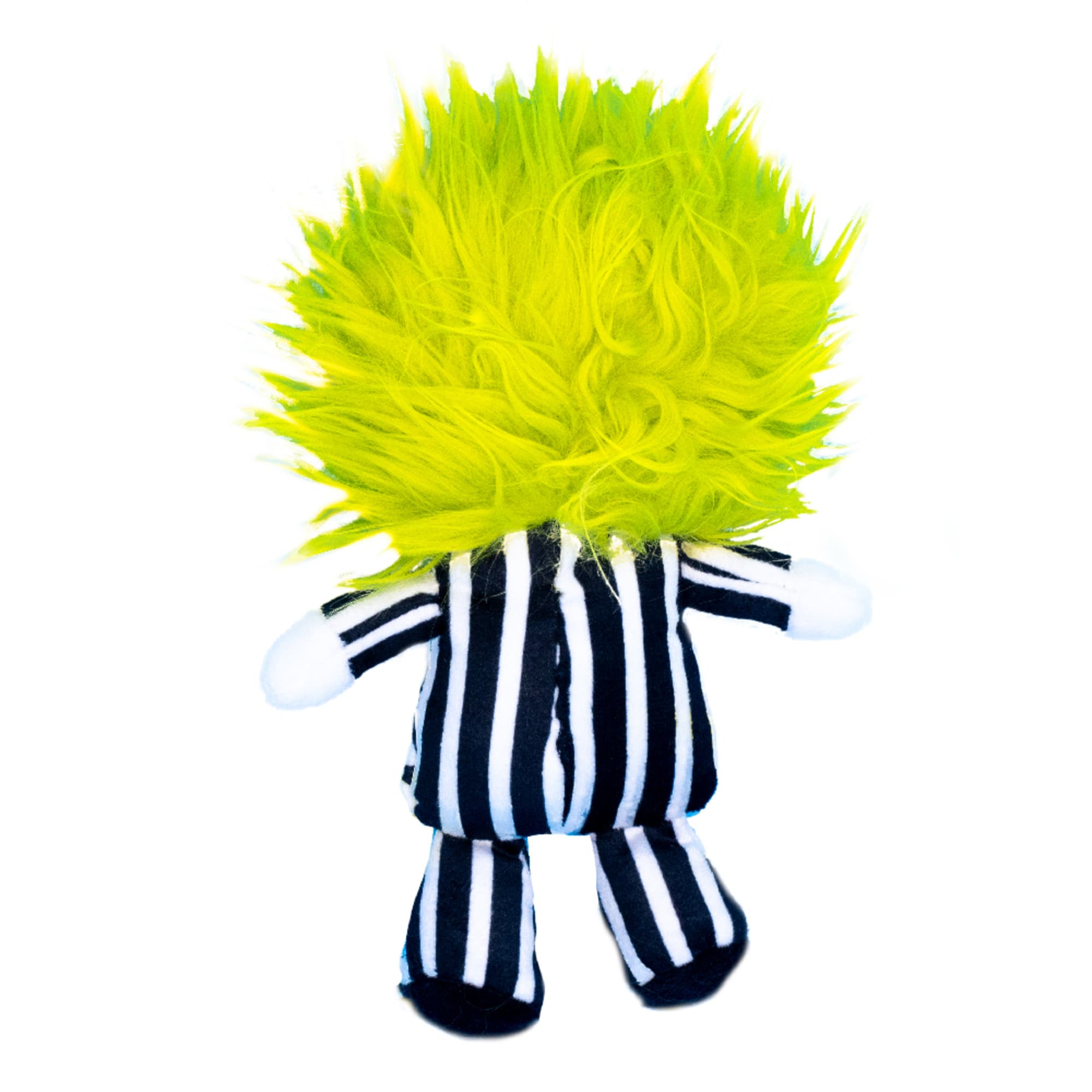 Buckle-Down Horror Beetljuice Standing Pose Plush Squeaker Dog Toy， Small