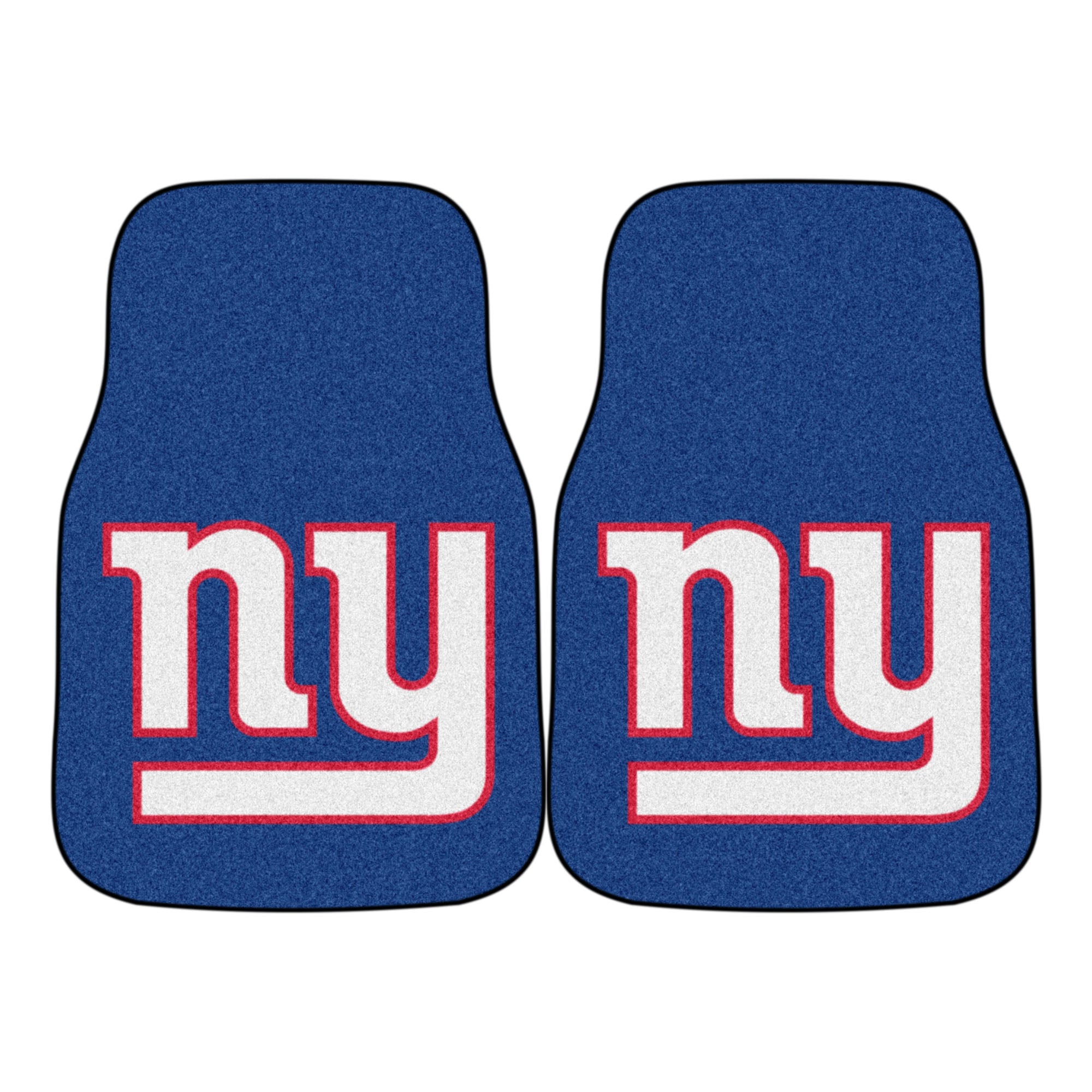 New York Giants 2-pc Carpeted Car Mats 17