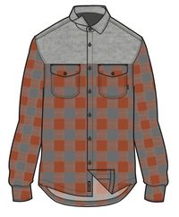 Bozeman Shirt - Buffalo Check Orange