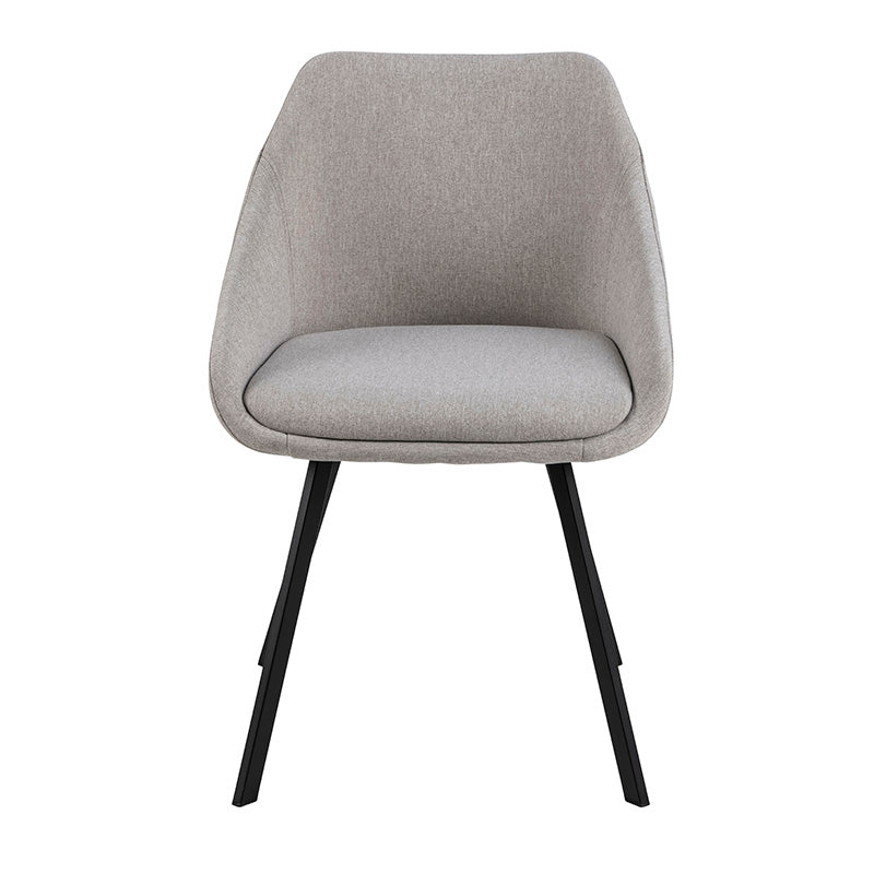 NILES Dining Chair - Beige & Black