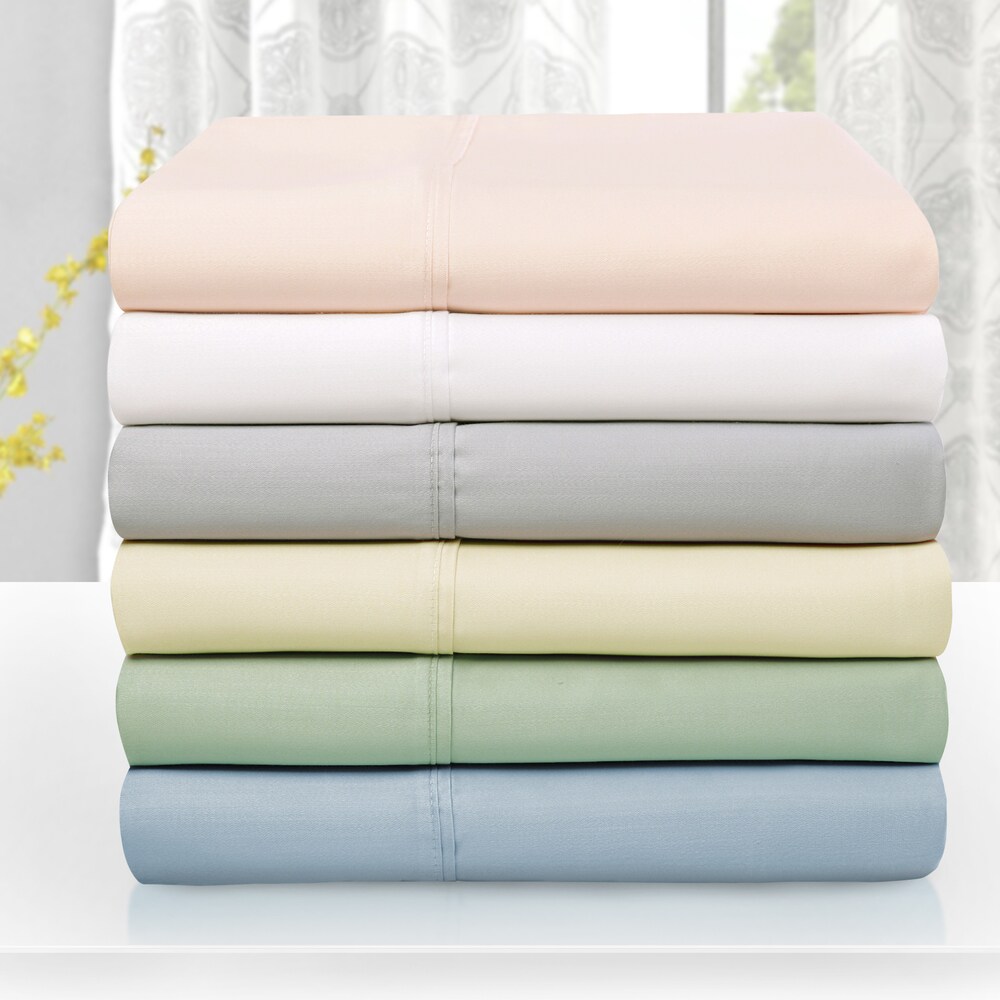 Superior Tencel and Polyester Solid Bed Sheets