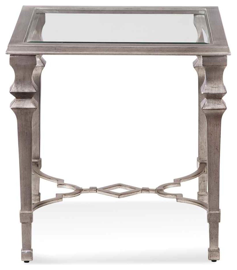 Bassett Mirror Sylvia SQ End   Traditional   Side Tables And End Tables   by ShopLadder  Houzz