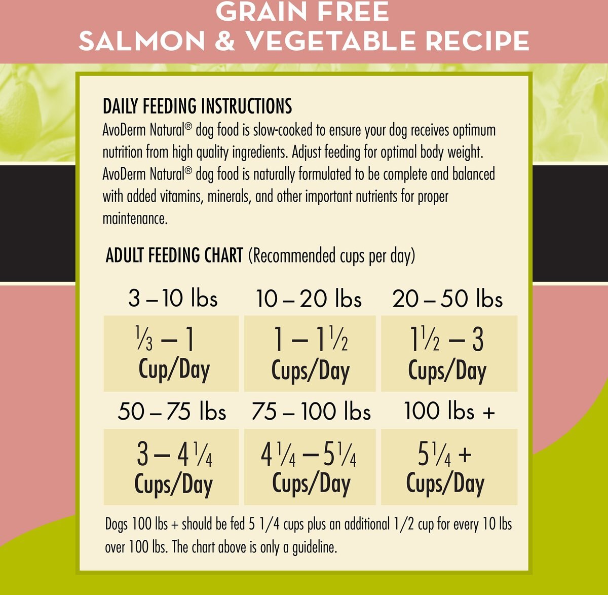 AvoDerm Natural Grain-Free Salmon and Vegetables Formula All Life Stages Dry Dog Food