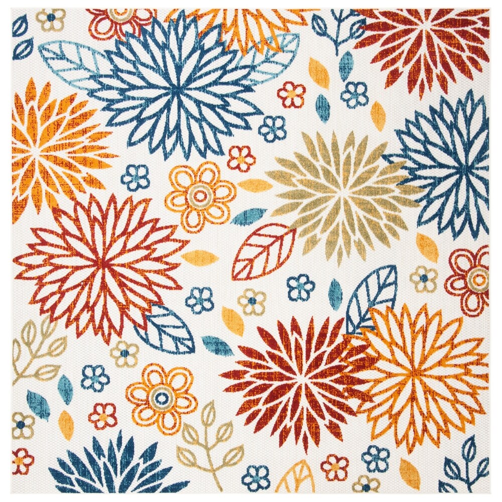 SAFAVIEH Cabana Lyla Indoor/ Outdoor Waterproof Patio Floral Rug