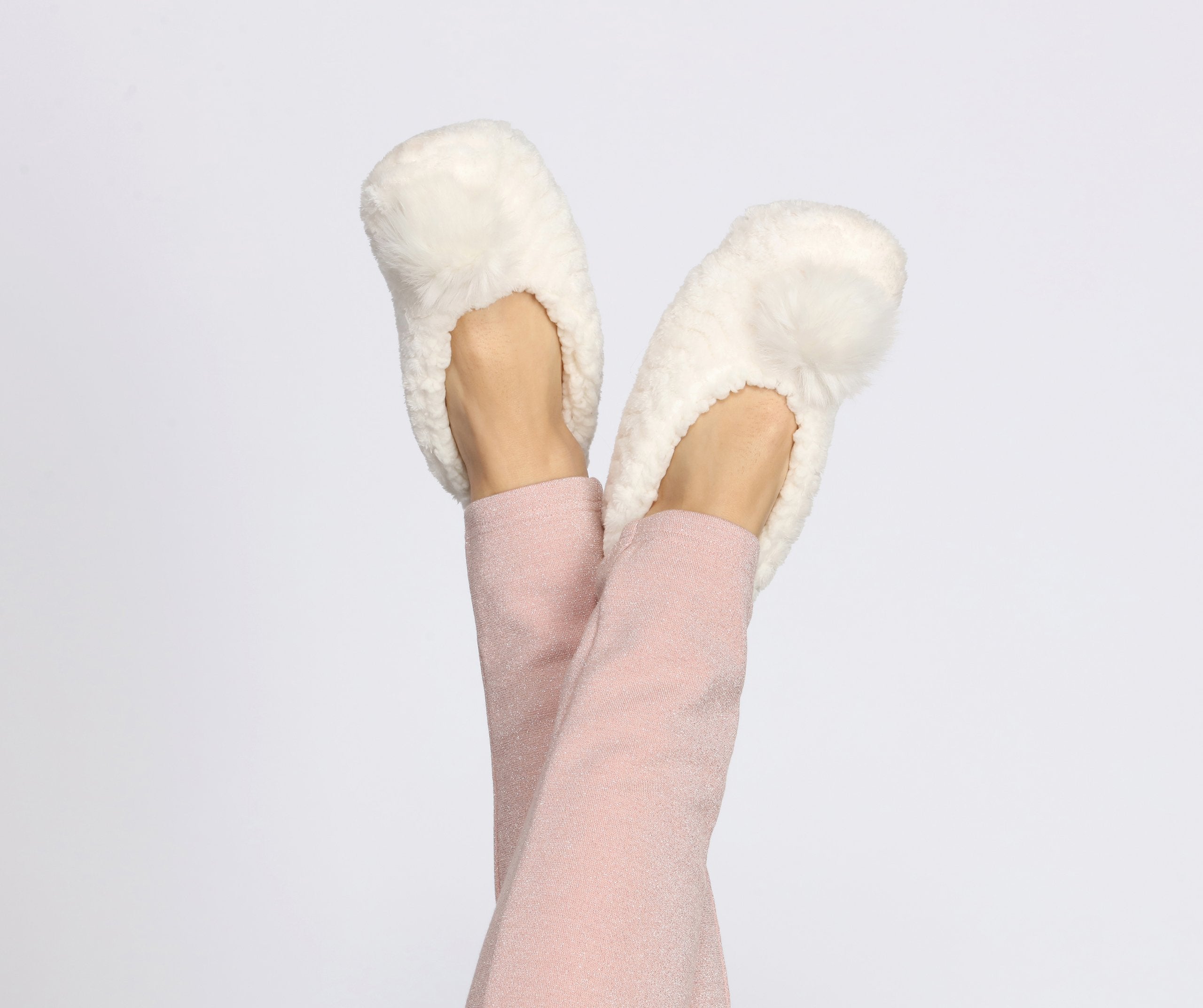 Pom Pom Sock Slipper