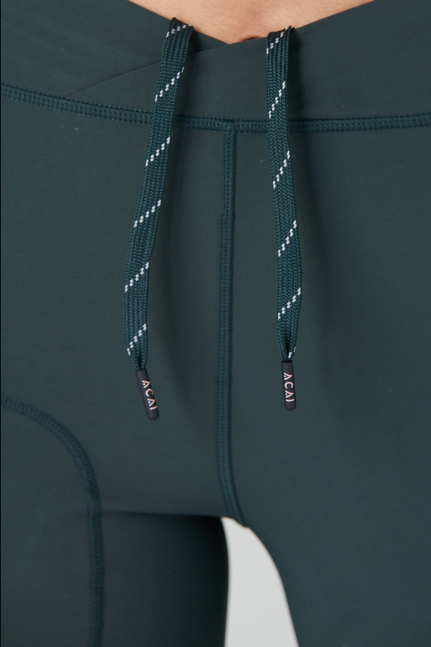 Shower Resistant Softshell Leggings - Forest Green