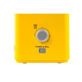 Nostalgia - Yellow Hot Dog Roller with 2-Cooking Racks