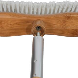 HARPER Live.Love.Clean. 10.83 in. W Bamboo Household Broom for Dry Dirt Pet Hair and Other Small Debris 37501000