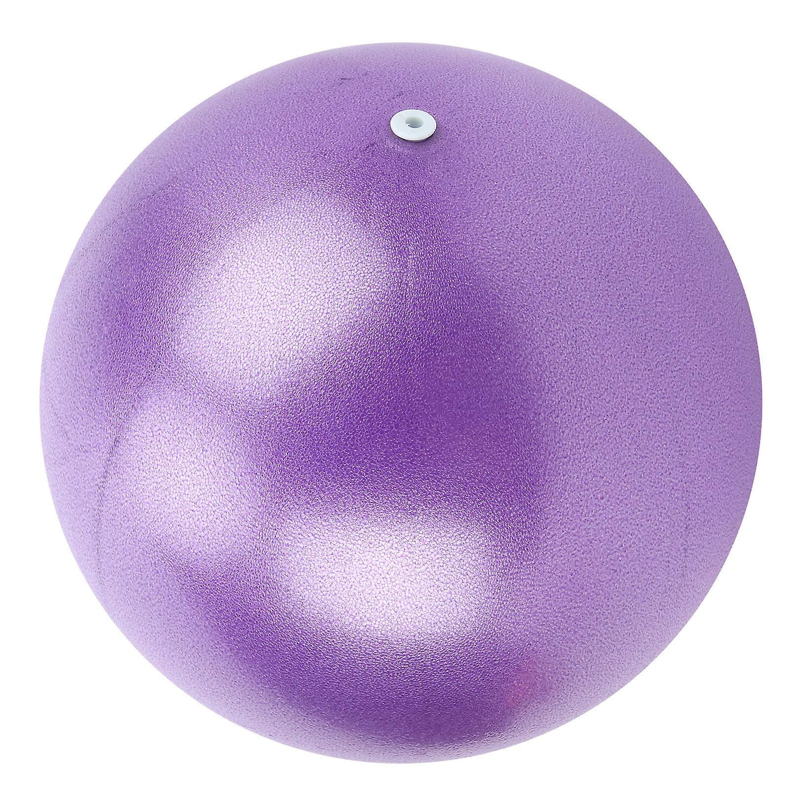 25cm Heavy Duty Yoga Exercise Ball Explosionproof Pilates Pregnancy Fitness Balls(purple )