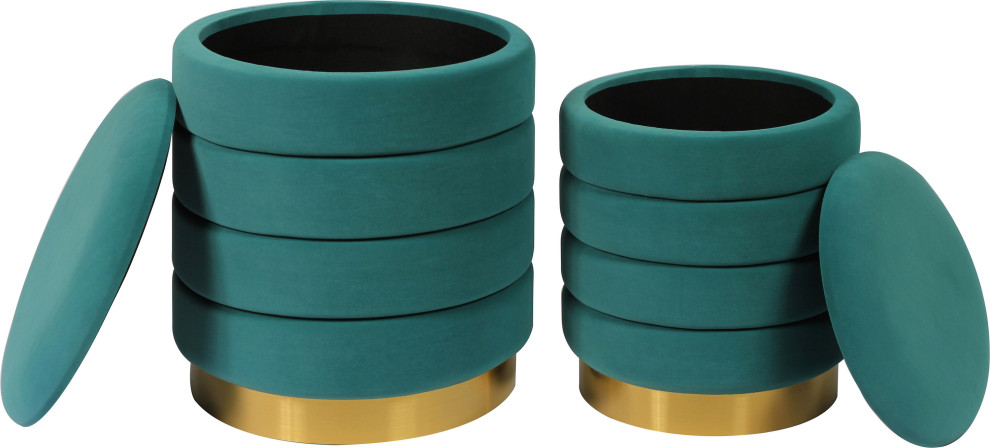 Saturn Storage Ottomans (Set of 2)   Contemporary   Footstools And Ottomans   by HedgeApple  Houzz