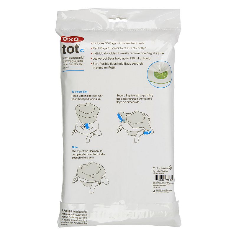 OXO Tot Go Potty Replacement Bags 30-Pack