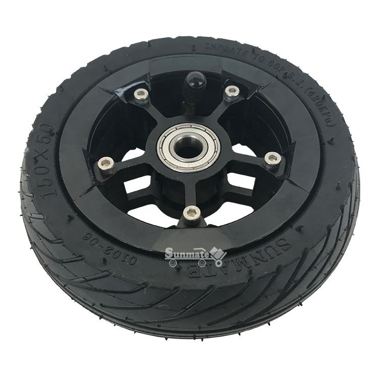 Inflatable Pneumatic Offroad Street Rubber Wheel Tire 6\