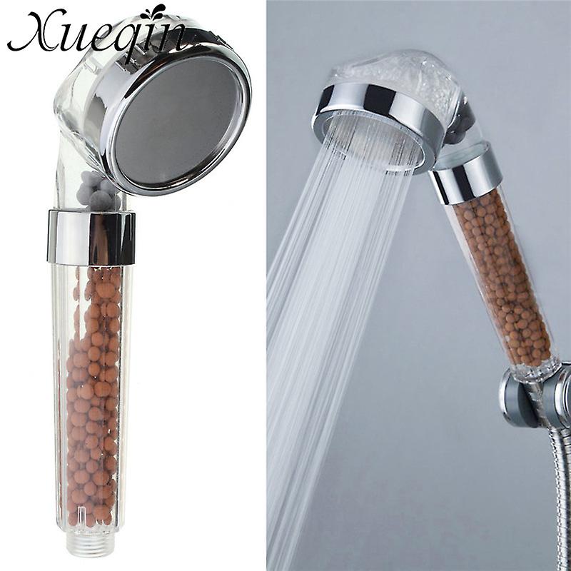 Bathroom Booster Abs Plastic Spa Anion Water-saving Handheld  High Pressurize Rain Shower Head Nozzle