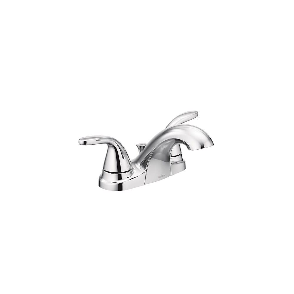 Moen Adler Bathroom Faucet 4 Centerset 2 Handle Chrome LowArc