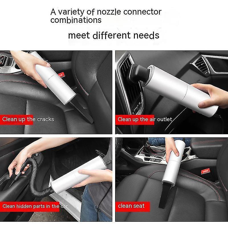 Car Vacuum Cleaner - Portable Handheld Mini Vacuum For Wet And Dry Cleaning - 120w High Power
