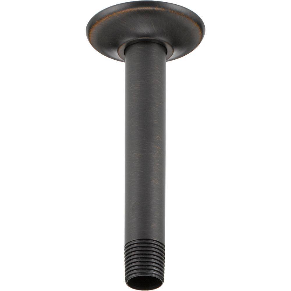 Delta Classic 6 in. Ceiling Mount Shower Arm and Flange in Venetian Bronze RP61058RB