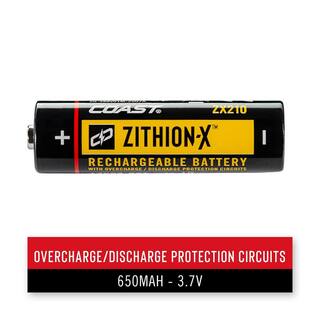 Coast ZX210 ZITHION-X Micro-USB Rechargeable Battery for HX5 Flashlight ZX210