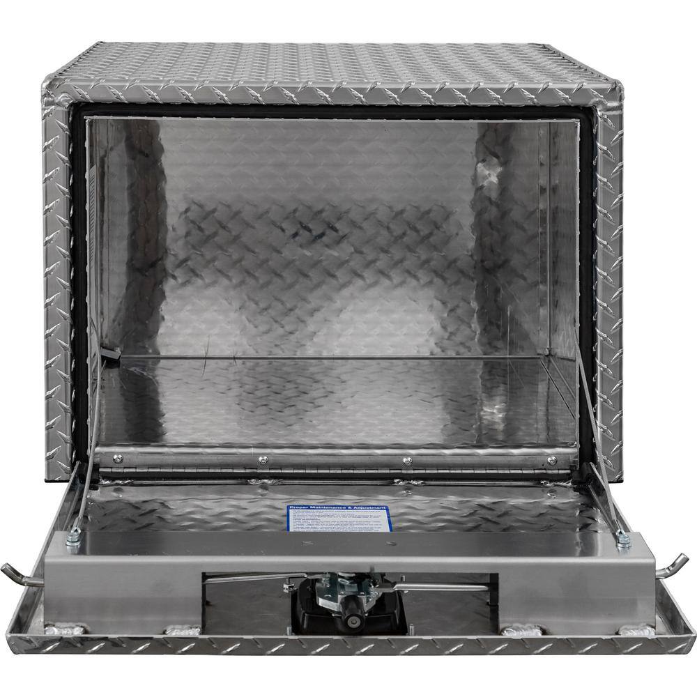 Buyers Products Company 18 in. x 18 in. x 24 in. Diamond Plate Tread Aluminum Underbody Truck Tool Box 1735100