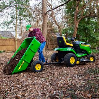 John Deere 650 lbs. 10 cu. ft. Poly Cart with 180 Full Dump PCT-10PXJD