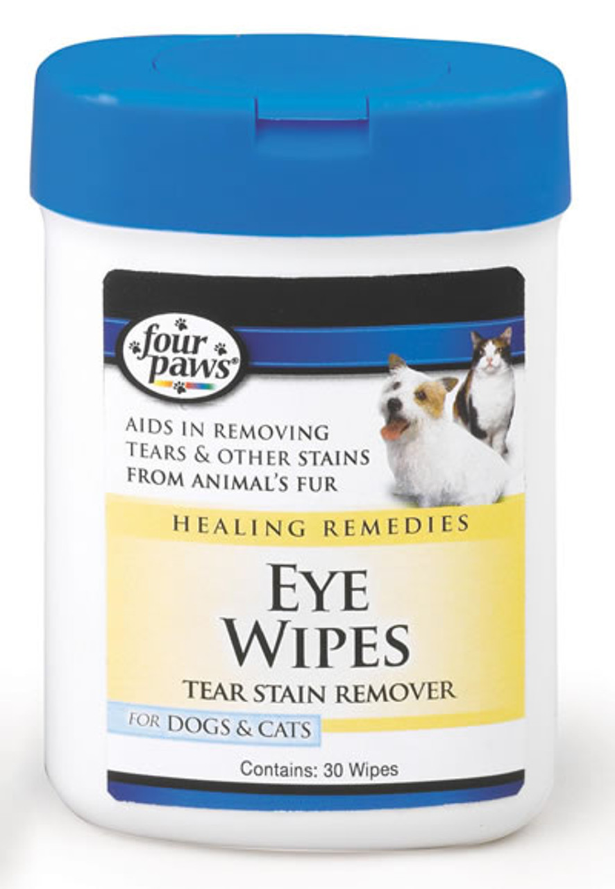 Four Paws Eye Wipes For Cats and Dogs， 30 Count