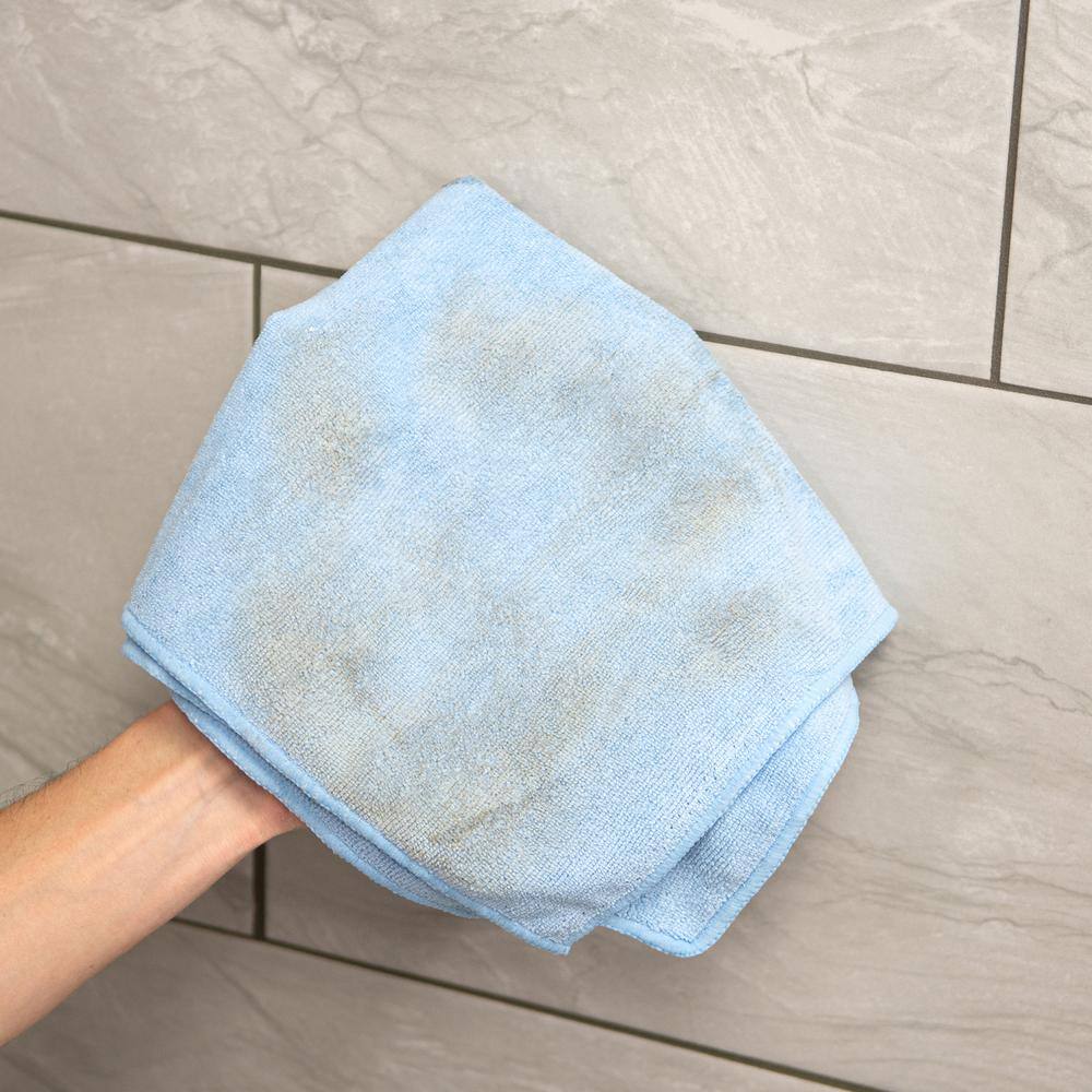 QEP 18 in. x 18 in. Microfiber Grouting Cleaning and Polishing Cloth for Multi-Surface Use 70018