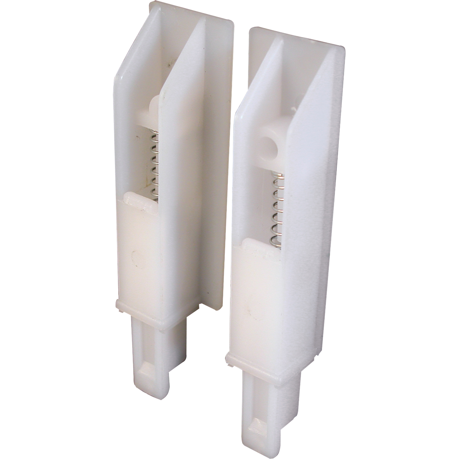 Prime-Line Matte White Plastic Door Guide 1 pk