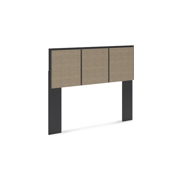 Signature Design by Ashley Charlang Black/Beige Panel Headboard - - 37450994