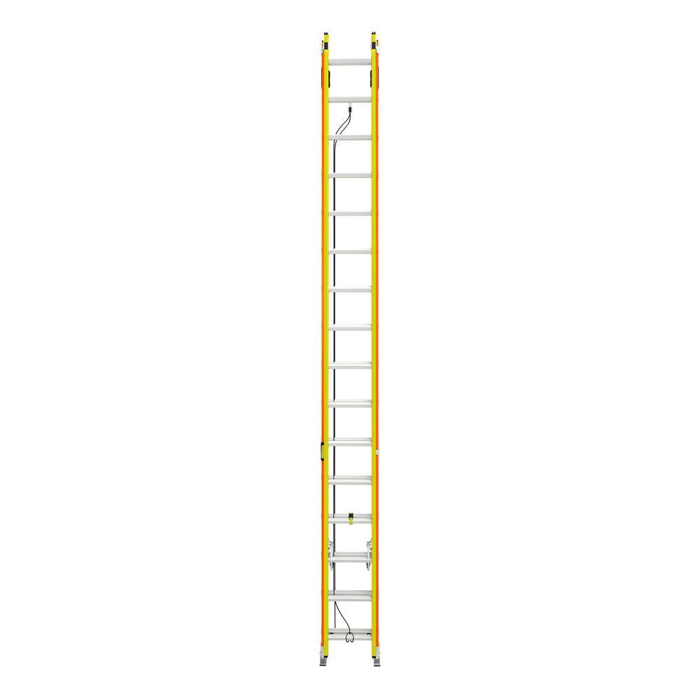 Werner 32 ft. GlideSafe Fiberglass Extension Ladder 300 lbs. Load Capacity Type IA Duty Rating T6232-2GS