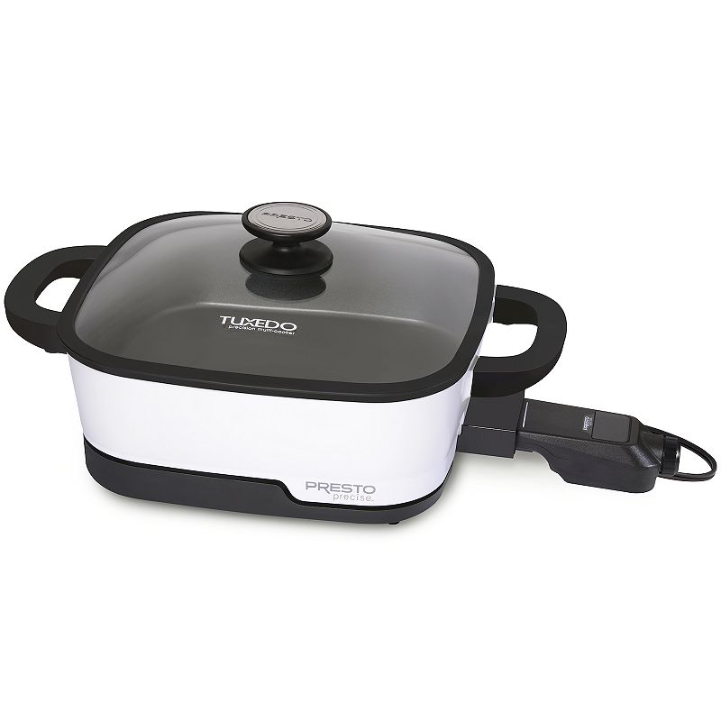 Presto Precise 12-in. Tuxedo Digital Precision Skillet Multi-Cooker