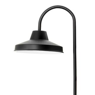 Hampton Bay Covington Low Voltage Black LED Shepherd Hook Modern Farmhouse Path Light 99206