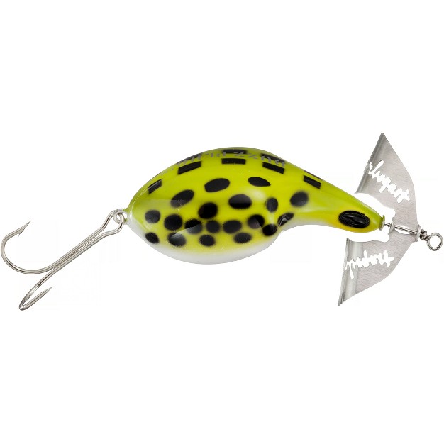 Arbogast Buzz Plug Jr 5 8 Oz Topwater Fishing Lure Frog white Belly