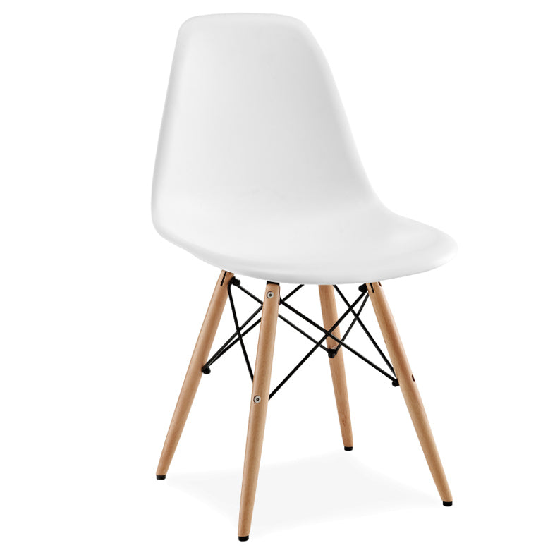 Dining Chair- Plastic- Pc-016Wp-Wood-N