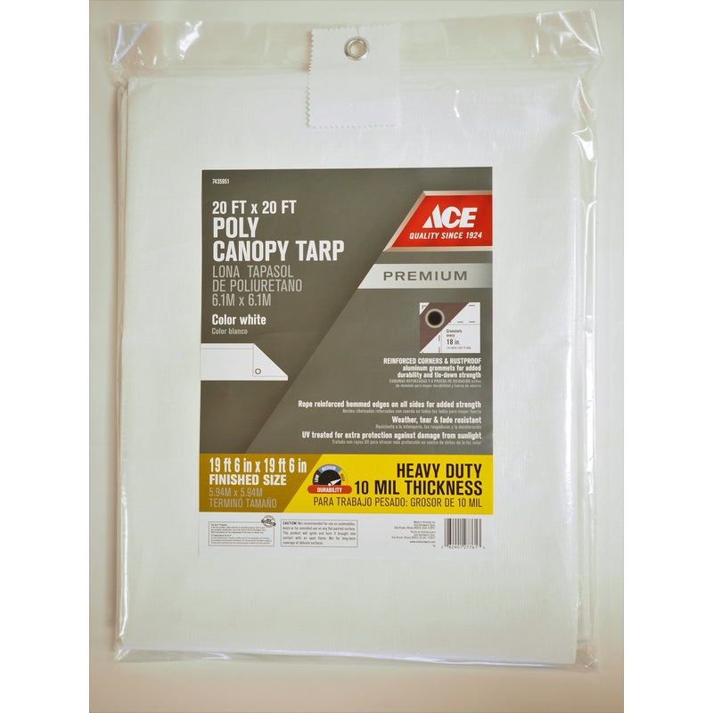 CNPY TARP HD 20'X20' WHT