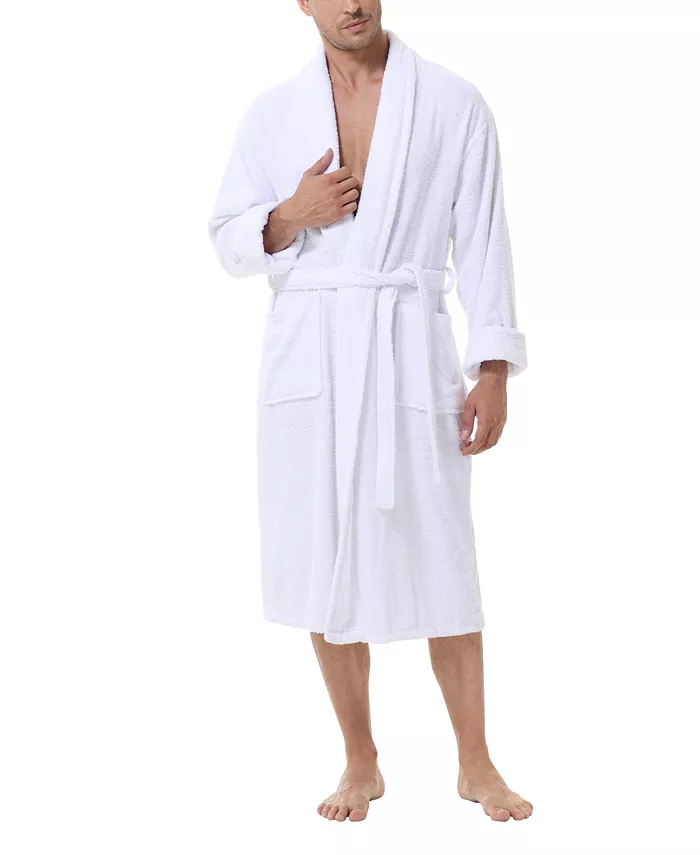 INK+IVY Men's All Cotton Terry Robe