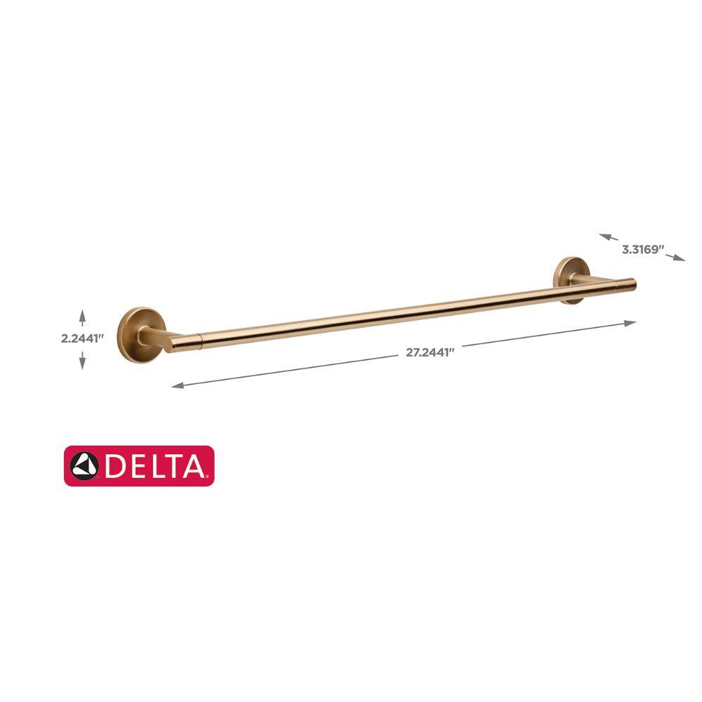 Delta Trinsic 24 in. Towel Bar in Champagne Bronze 759240-CZ